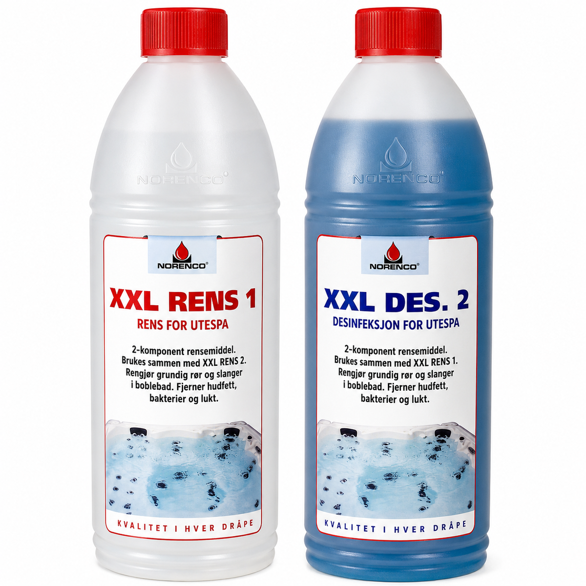 XXL 1+2 boblebadrens (2 liter)
