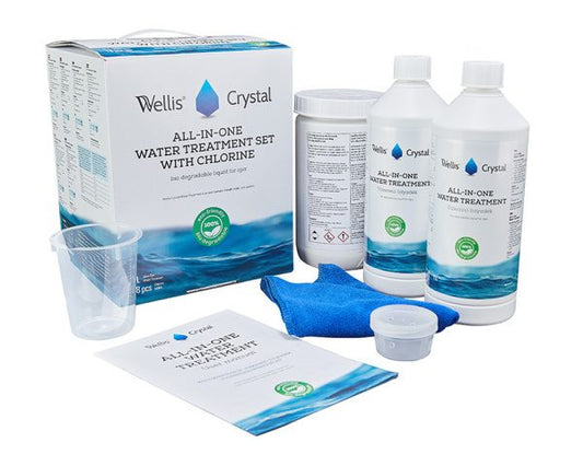 Wellis Crystal alt-i-ett vannbehandlingssett