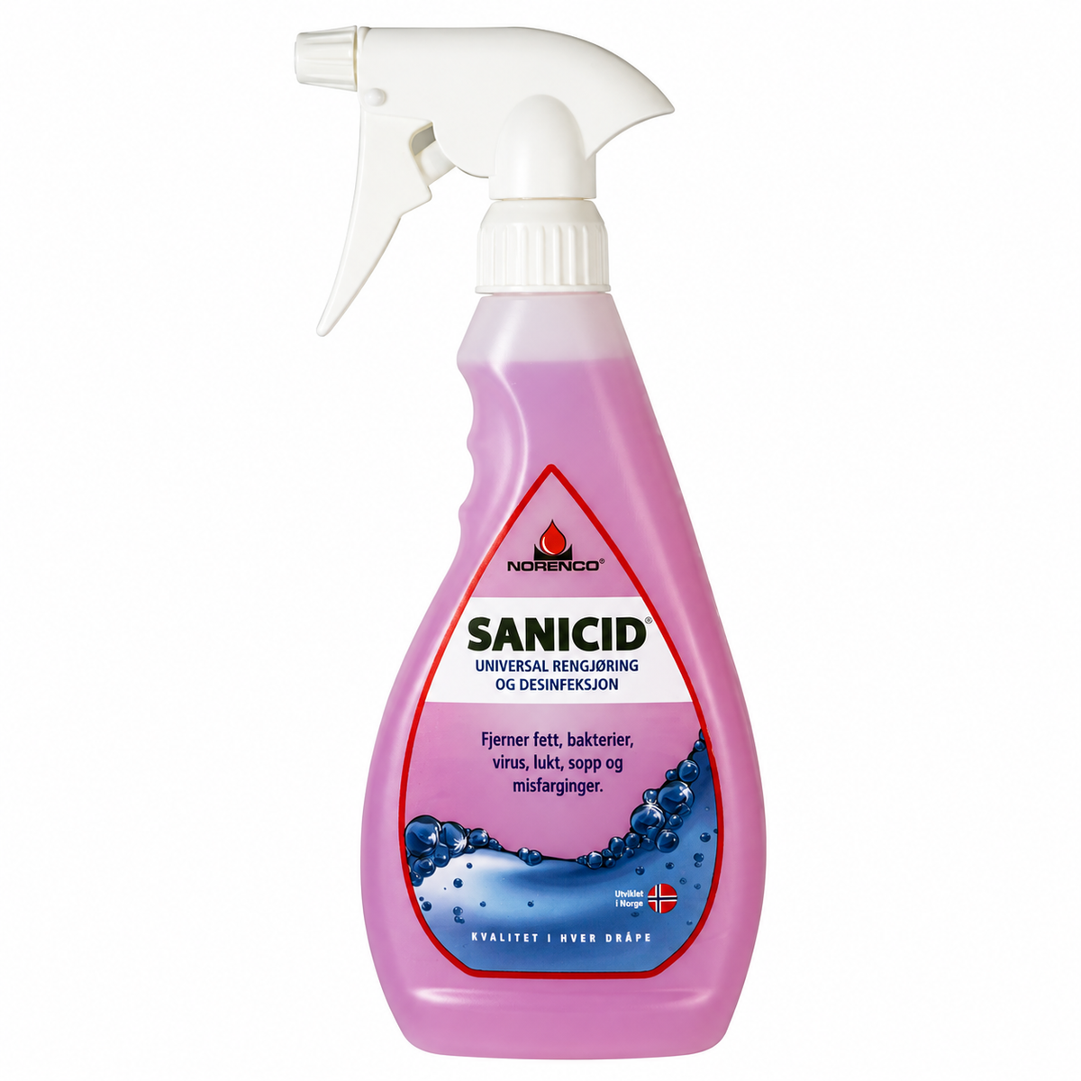 Sanicid Rengjør og Desinfiserer 500ml