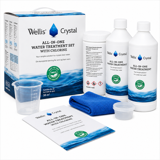 Wellis Crystal alt-i-ett vannbehandlingssett
